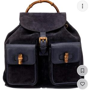 Gucci Bamboo black Backpack